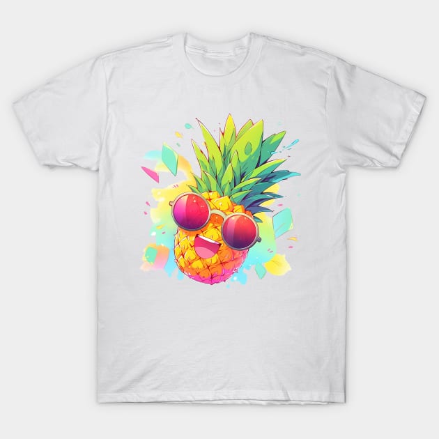 cool pineapple T-Shirt by piratesnow